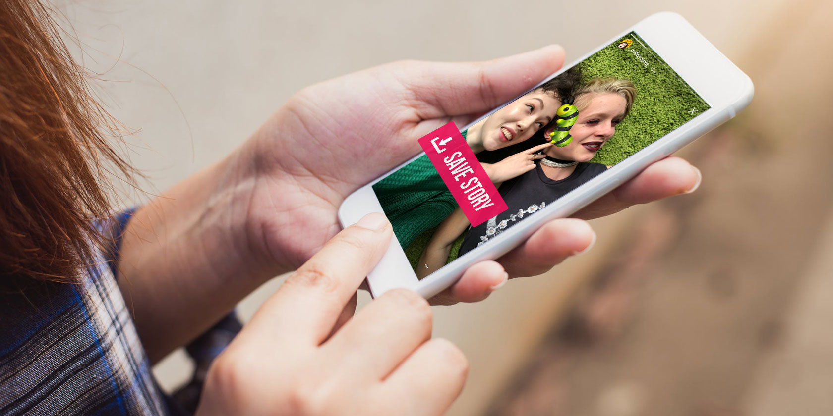 screenshot instagram stories and hide it