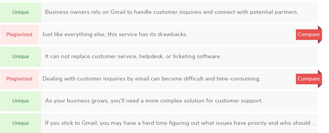 Small SEO Tools free plagiarism checker